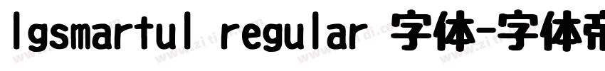 lgsmartul regular 字体字体转换